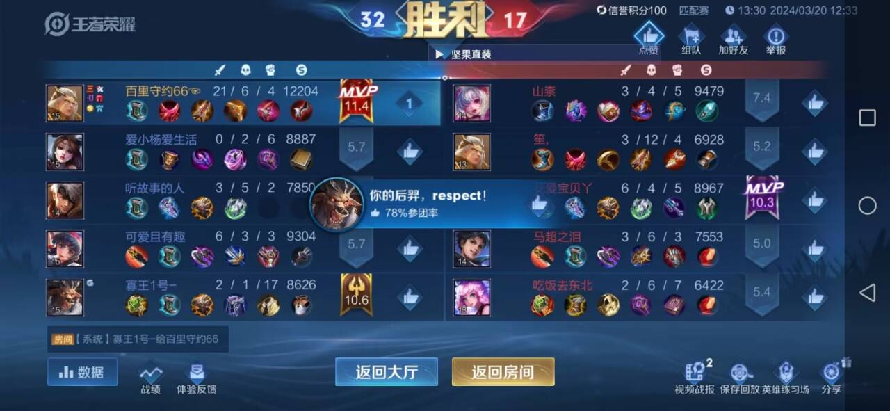 王者荣耀【XXS】辅助